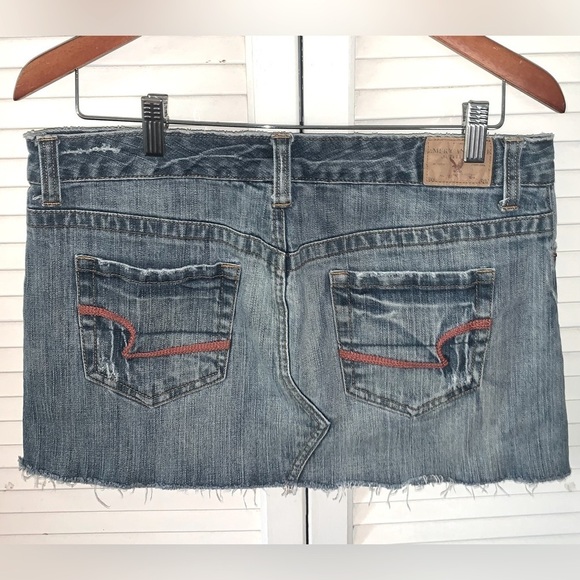 American Eagle Denim Micro Mini Skirt - Picture 1 of 7